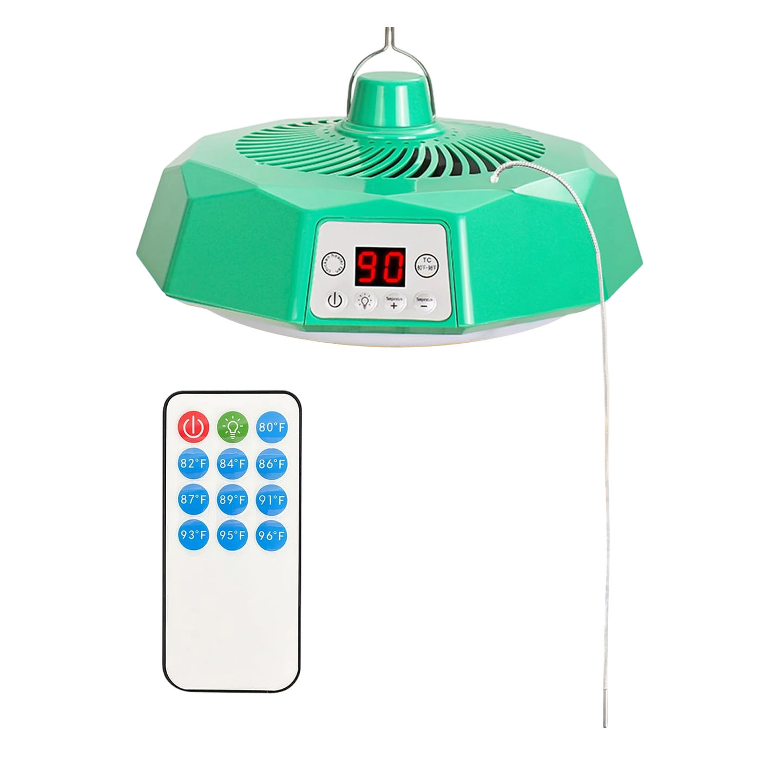 fsxdhpcsgfc Chicken Coop Heater With Circulation Fan And Temperature ...