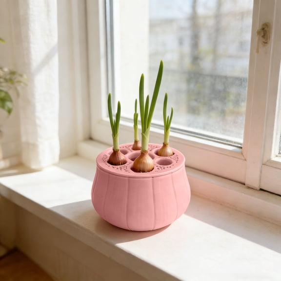 fsxdhpcsgfc Contemporary Hydroponic Onion Grower Enhancing Indoor Spaces With Green And Easyly Multipurpose Hydroponics Garden Pack Covering Birdseed Food for Birds Plug Trays Seedlings Seeder