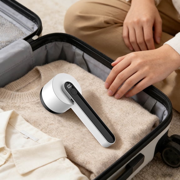 fsxdhpcsgfc Digital Lint Shaver Shaver Digital Lint Remover – Powerful & Rechargeable Digital LED Display To Pilling For Sweater Couch Clothes Roller Lint for Pet Hair Floating Lint Hair Catcher for