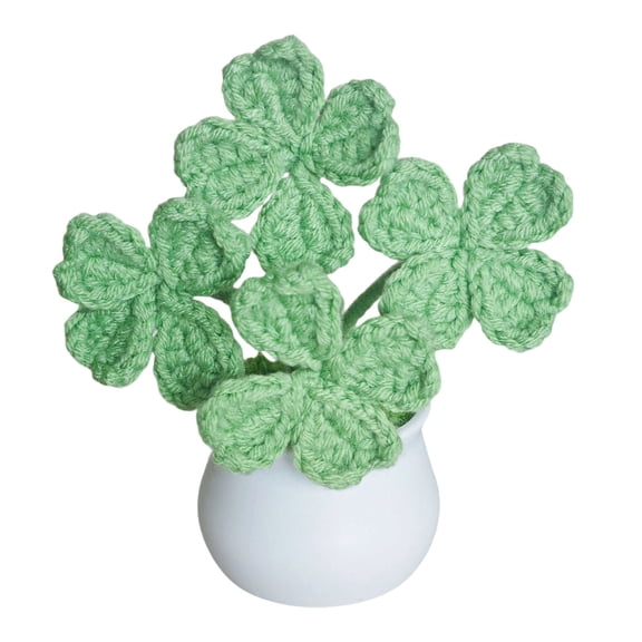 fsxdhpcsgfc Elegant Floral Figurine For Home Realistic Ornament For Shelf Display And Centerpieces Craft Finish St. Patrick's Day Handmade Home Item Finished Flowers for Roses Flower And Flowers
