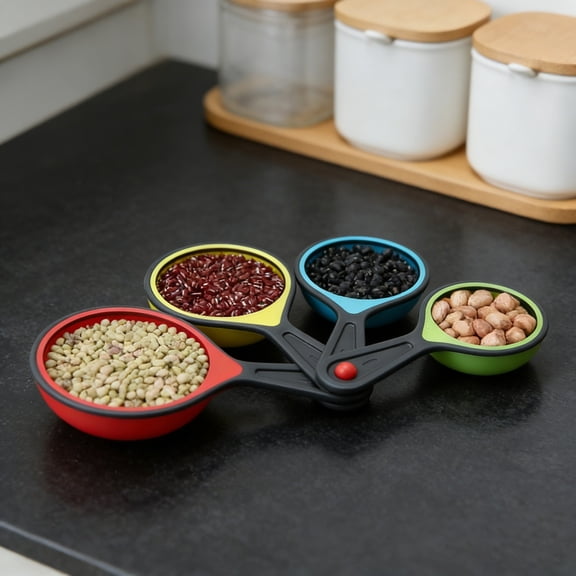 fsxdhpcsgfc Foldable Silicone Measuring Cup And Measuring Spoon Of 8 Baking Utensils Silicone Measuring Spoon With Scale Spoon Bottle Funnel with Strainer Piece 14mm Male Kitchens Gadgets Funnel Cake