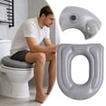 thumbnail image 1 of fsxdhpcsgfc Inflatable Portable Raised Seat With Base For Enhanced Bathroom And Comfort, 1 of 7
