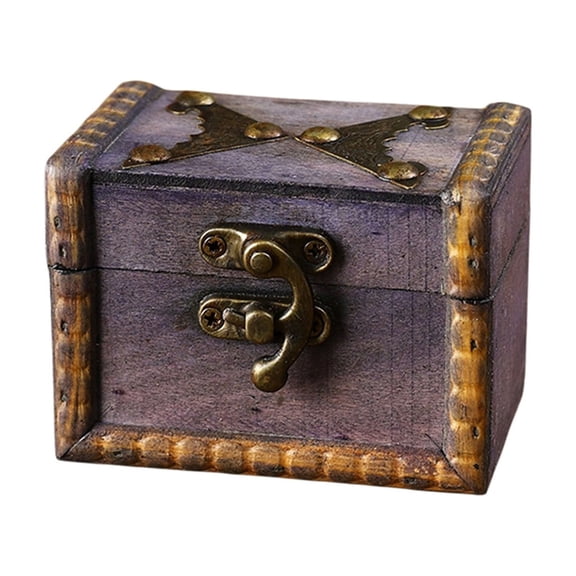 fsxdhpcsgfc Jewelry Large Chest Collectibles Keepsakes Wooden Storage Decorative For Jewelry Pearl Trinkets Postal Ornament Sparkly Ornament Christmas Trees Decorations Ornament Pretty And Ornament