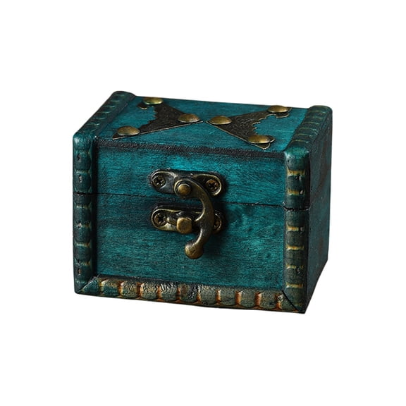 fsxdhpcsgfc Jewelry Large Chest Collectibles Keepsakes Wooden Storage Decorative For Jewelry Pearl Trinkets Postal Ornament Sparkly Ornament Christmas Trees Decorations Ornament Pretty And Ornament