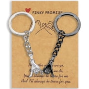 fsxdhpcsgfc Pinky Promise Keychain Unique Meaningful Friendship Couple Keepsake For Her Him