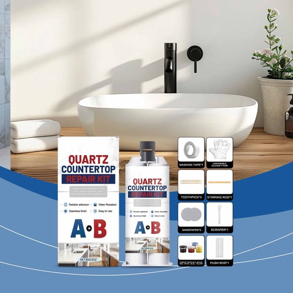 fsxdhpcsgfc Quartz Countertop Strong Bond Seamless Fix Ideal For Porcelain Tile Crack Chip Scratch Hole 100g Wall Plaster Wax Wall Fix Hole Wall Filler Paste Wall Board Joint Lightweight Drywall