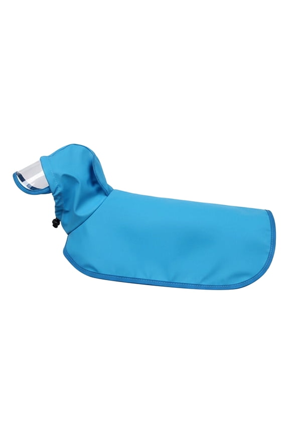Raincoat Full Coverage Belly Rain Poncho With & Eye Shield Mudproof & Clean Universal For Small Medium Large