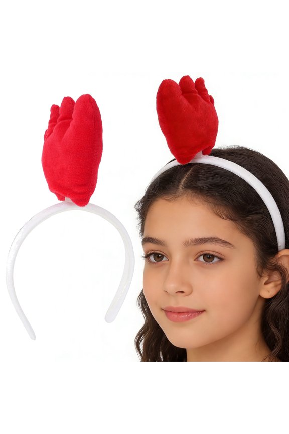 Rooster Comb Headband For Party Halloween Stage Performance Dress Up off Astronaut Hooded Monk Robe Purge Bunny Christmas Bow Headband Women compatible with Macabre Carnival of Stories