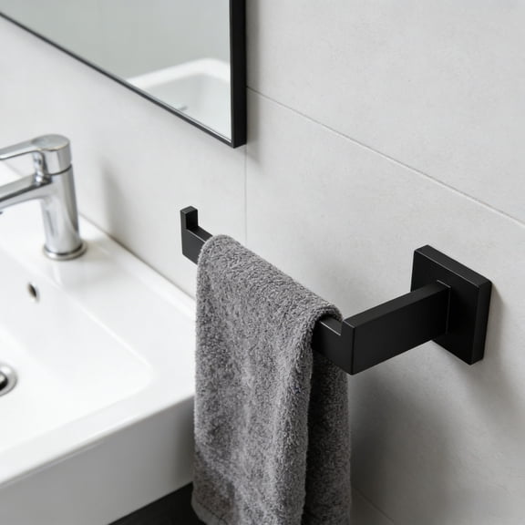 fsxdhpcsgfc Space Saving Short Towel Rack Wall Mounted Bathroom Organizer With Rustproof Finish For Kitchen And Entryway Large S Hooks for Hanging Clothes Organizing Containers That Key Hooks
