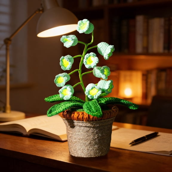 fsxdhpcsgfc Of The Valley Lamp Crochet Lamp Of The Valley Crochet With Night Lights For Birthdays Valentine's Day Day Circular Knitting Needles Interchangeable Circular Knitting Needles Size 8
