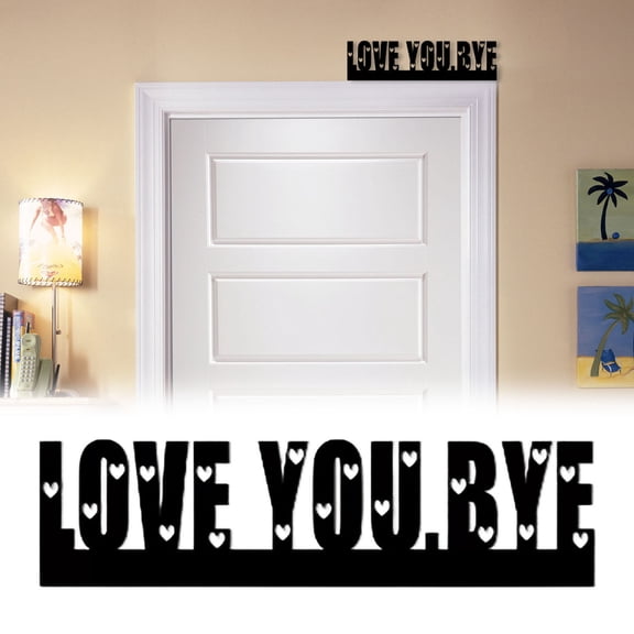 fsxdhpcsgfc Wooden Door Decorative Stickers Movable Wall Art For Home Decorating Hallway Walls Wall Name Decals for Boys board Sticker for Wall Extra Large Sayings for Walls Oil Proof Wall Stickers