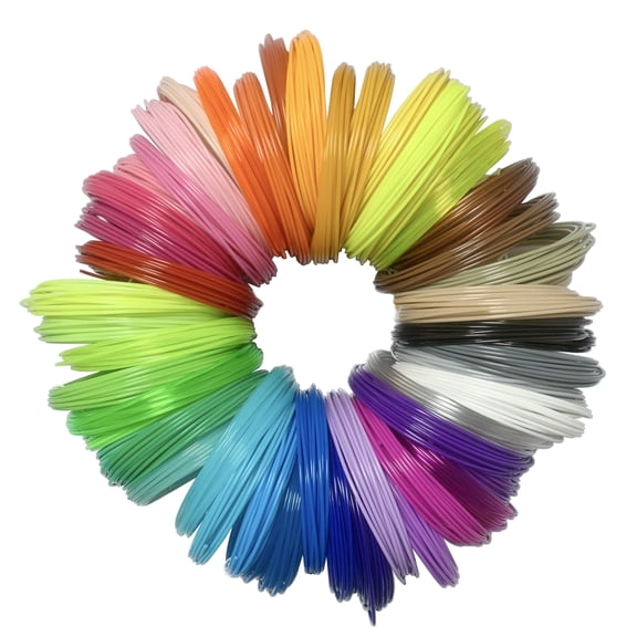 fuentai 3D Pen Printing Filament - PLA Refills for 3D Print - 20 Rolls 20 Colors, 328 Ft (16.4 Ft Ea), 1.75mm - Ideal for Art, Crafts, Doodle to Create - Great Birthday and Christmas Gifts for Kids