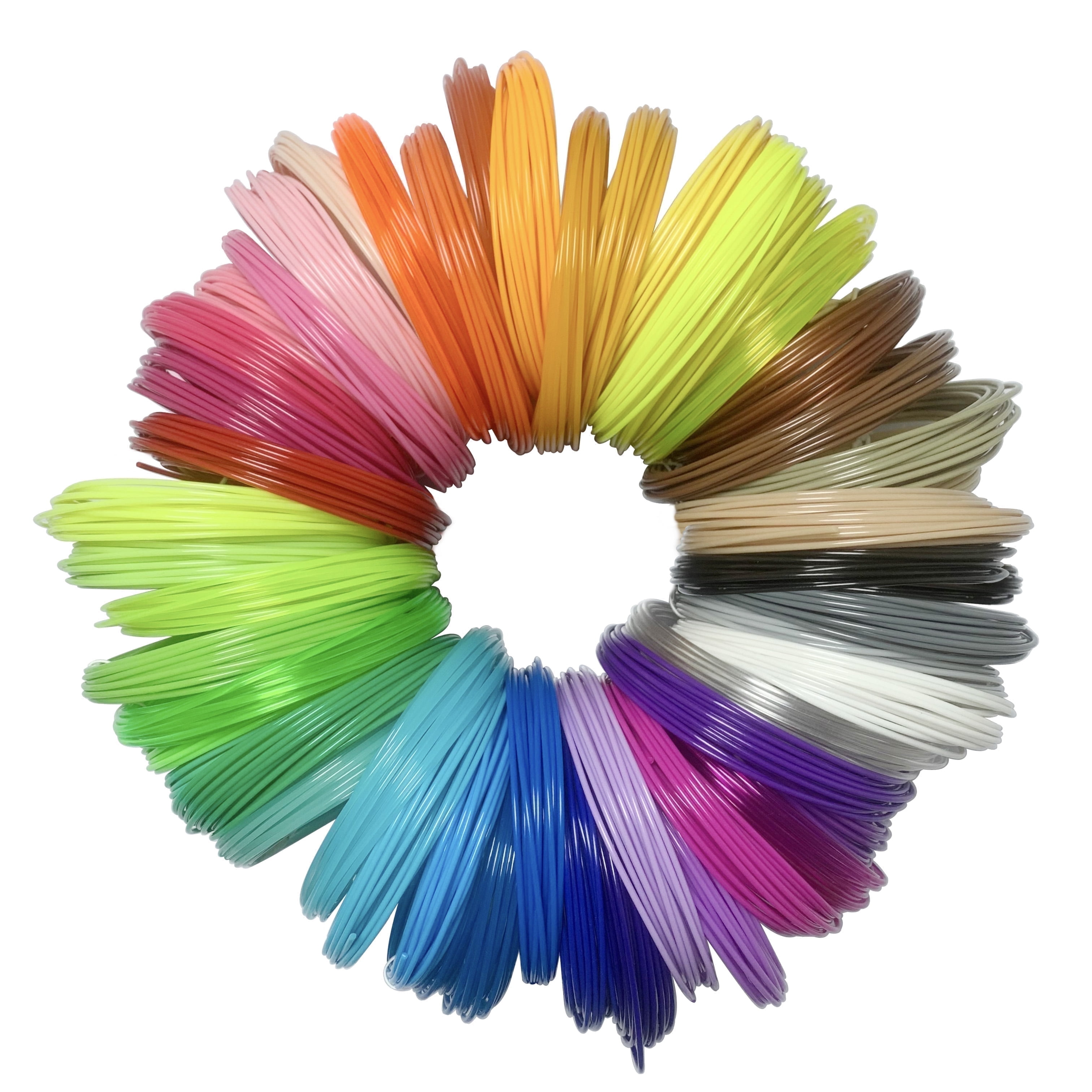 fuentai 3D Pen Printing Filament - PLA Refills for 3D Print - 20 Rolls 20 Colors, 328 Ft (16.4 Ft Ea), 1.75mm - Ideal for Art, Crafts, Doodler to Create - Great Birthday and Christmas Gifts for Kids