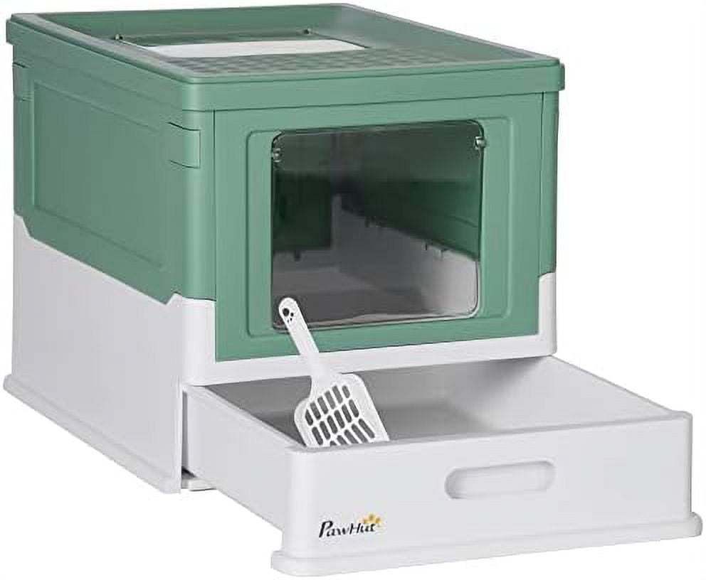 fully enclosed cat litter box with , hooded cat litter house with