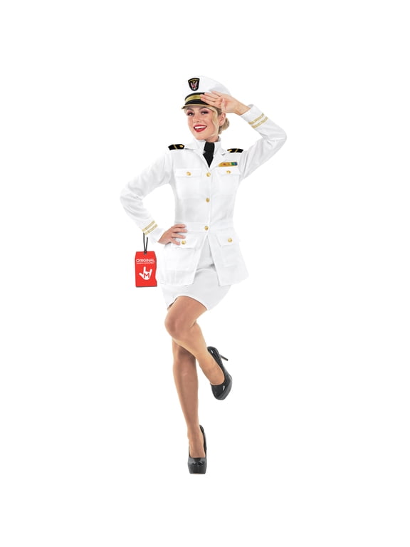 Boat Captain Costume for Women, Navy Sailor Outfit, Nautical Captain Attire, Perfect for Parties and Events