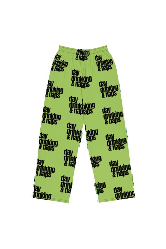 fun. st patricks day party patrol pajama two sided pants - All-over print unisex wide-leg pants (M)