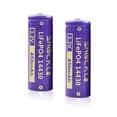 funkawa (2Pack Shockli 14430 3.2V 450mAh LiFePO4 Rechargeable Solar