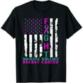 thumbnail image 1 of funny Breast Cancer and Domestic Violence Awareness Month . T-Shirt, 1 of 4