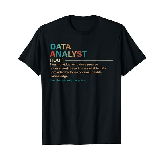 funny data analyst definition data scientist vintage T-Shirt