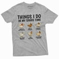 thumbnail image 1 of funny farming farmer tshirt things I do in my spare time chickens animal lover tee shirt (Small Grey), 1 of 7