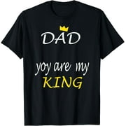 funny father's day, dad you are my king ,happy father's day T-Shirt