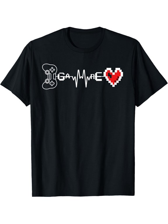 funny gamer, gamer tee, game lover, video game tee, Graphic T-Shirt men and women can wear, black, white, gifts