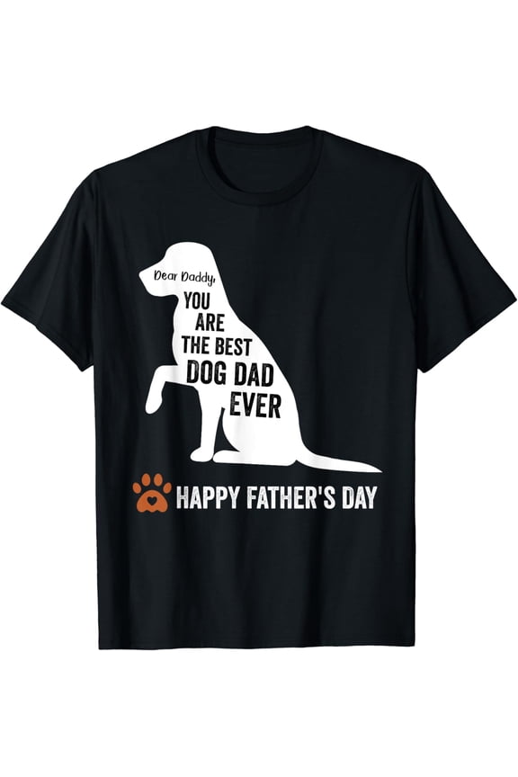 funny happy fathers day from dog treats to dad quote T-Shirt