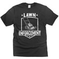 thumbnail image 1 of funny outdoors t-shirt for dad yardwork lawn care riding mower tee shirt dad grandpa husband (Medium Black), 1 of 6