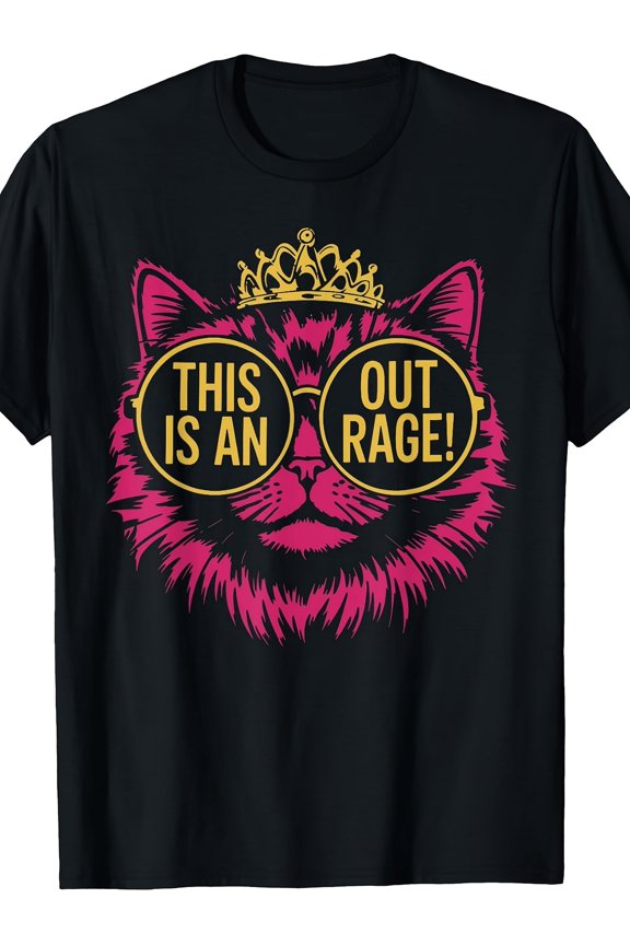 funny retro princess cat donut golden t shirt humorous unisex tee suitable for men women machine washable round neck casual shirt with year round for themed parties