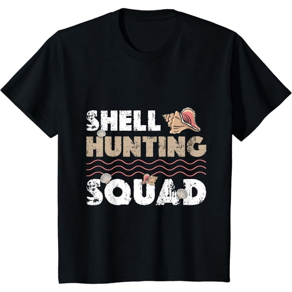 funny sea shell hunter and Conch Collector seashell hunter T-Shirt