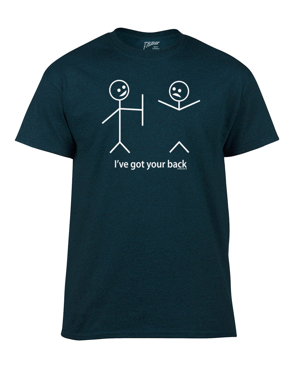funny tshirt stick figures i got your back