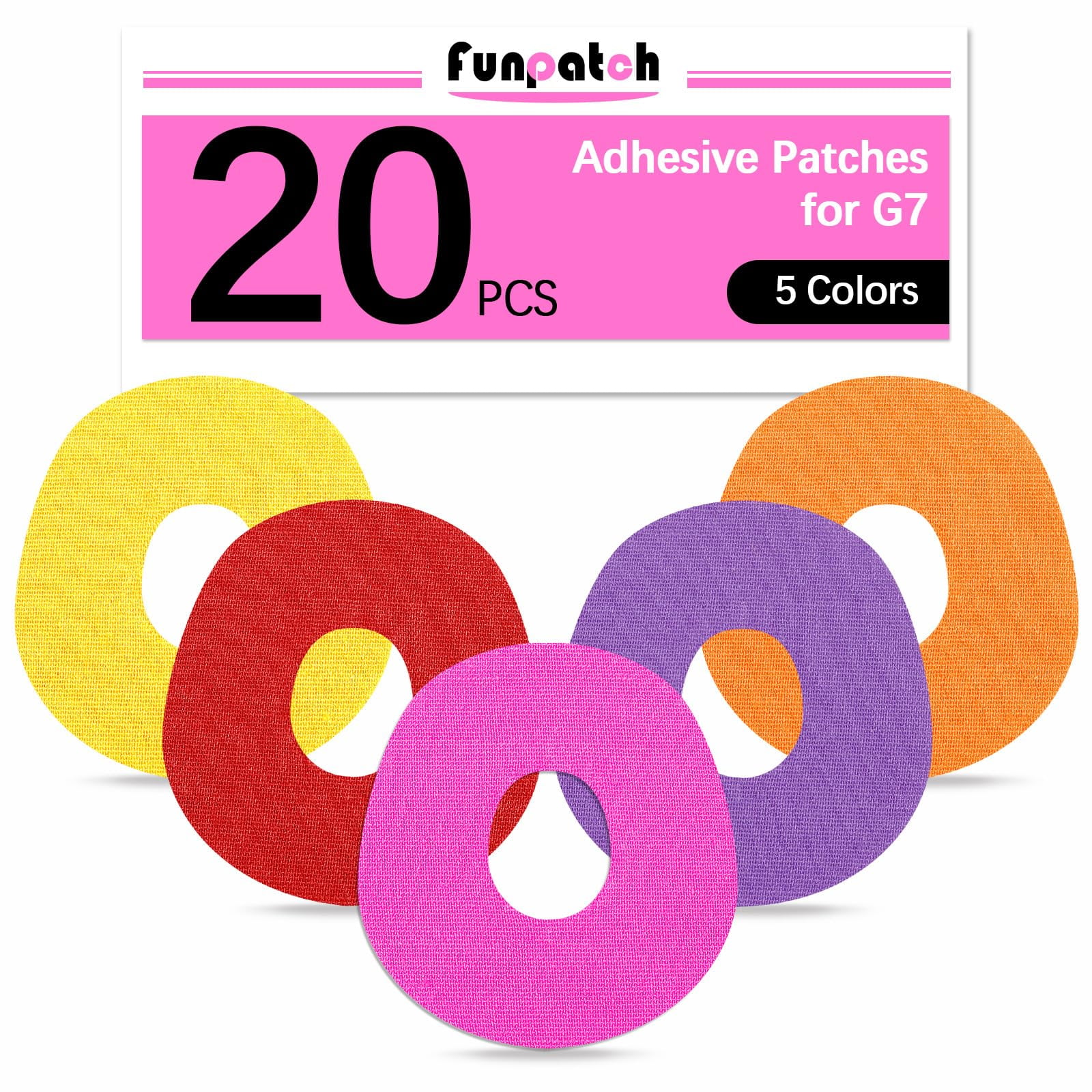 funpatch G7 Adhesive Patches Waterproof 20Pack Overpatch for G7