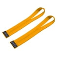 thumbnail image 1 of funtasica 1 Pair Weight Lifting Straps Deadlift Straps Hand Grip Wrist Support Wraps for Exercise Deadlifting Strength Training Pull up Yellow, 1 of 8