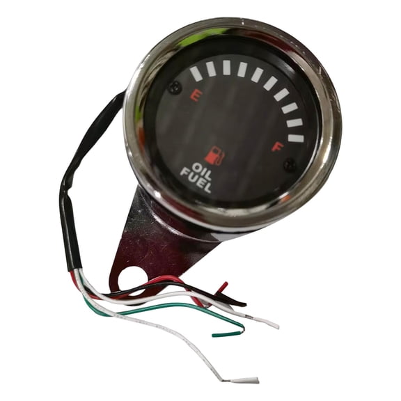 funtasica 1 Piece Fuel LED Digital Display Fuel Outboard Engine Components Oil Pressure Marine Boats Yatch