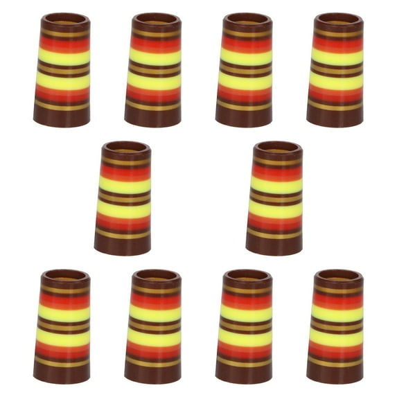 funtasica 10 Pieces Golf Iron Ferrules Taper Tip Adapter Size .370 Golf Club Repair Parts for Taper Tip Iron Wedge for Golfer Men Women A