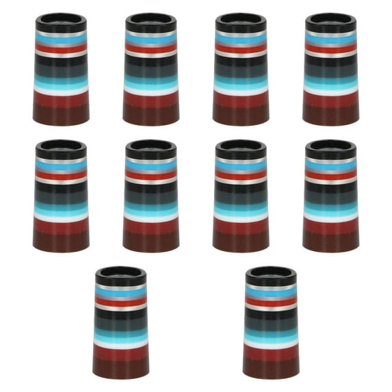 funtasica 10 Pieces Golf Iron Ferrules Taper Tip Adapter Size .370 Golf Club Repair Parts for Taper Tip Iron Wedge for Golfer Men Women