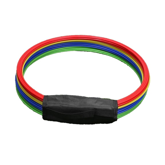 funtasica 12 Agility Rings Training Equipment for Exercises in Footwork, Speed and Agility Training Rings for Outdoor Activities Games for Children And Adults 50cm