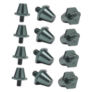 funtasica 12 Pieces Football Shoe Spikes Boots Studs Nails Replacement Metal Threaded Non Slip Cleats Suitable for Sports Training Outdoor Indoor Football Compe 11mm