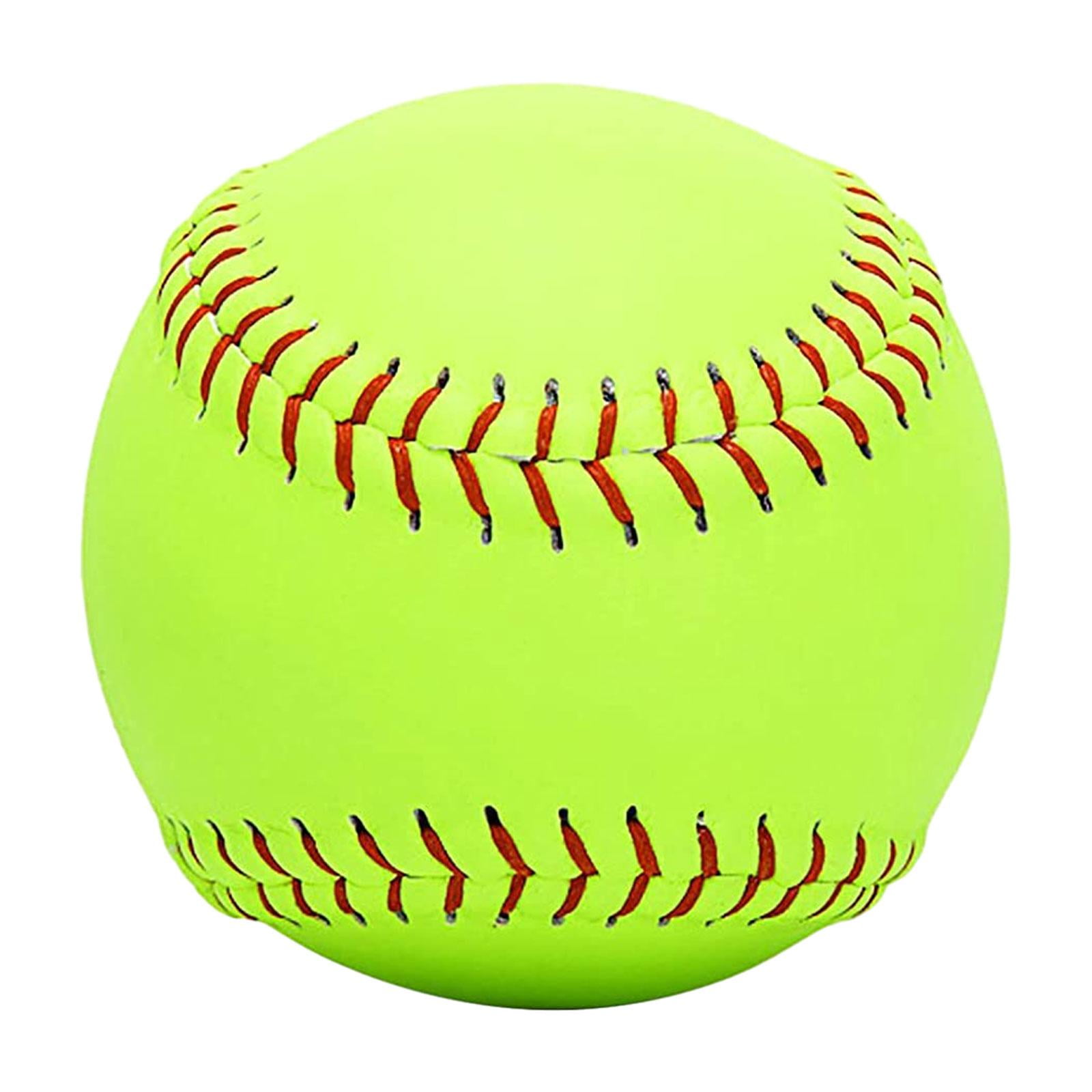 funtasica 12Inch Practice Softballs Official Size and Weight Softball Practice Softballs Training Ball for Soft Toss, Batting