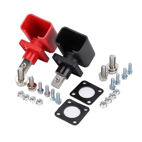 funtasica 2 Pieces Battery Terminal Connector Lithium Quick Disconnect Convenient Installation Terminal Posts High Current for Truck Car