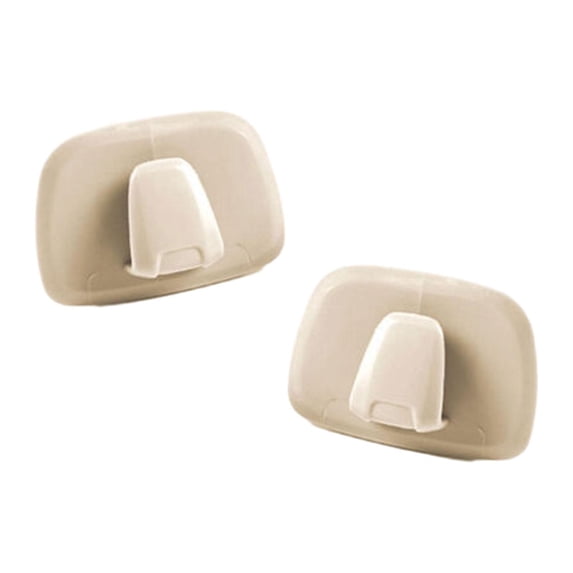 funtasica 2 Pieces Car Ceiling Hook Car Interior Accessories PP Assembly Hook Hanger for Convenient Installation Beige