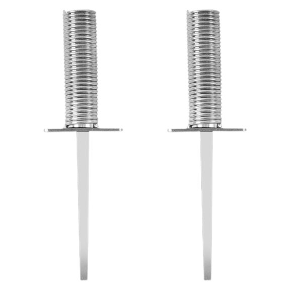 funtasica 2 Pieces Soccer Stake Ground for Flag Corner Multifunction Flag Pole Fixing Spikes Stable Portable Ground Nail for Competition