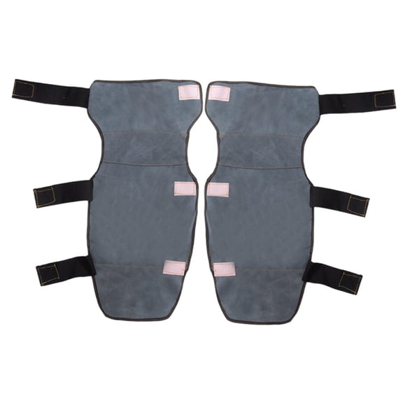 funtasica 2 Pieces Welding Leg Covers Knee Pads Anti Slip Multipurpose Tool Leg Guards Leg Cover Sleeve Wraps for Car Repair Processing Gray