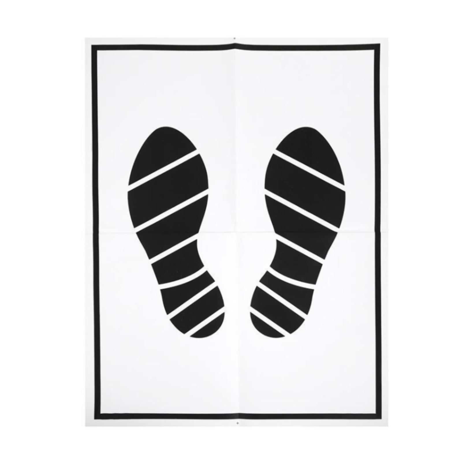funtasica 25 Pieces Auto Foot Pads Disposable Auto Interior Accessories Portable Paper Vehicle Foot Pads for Car School