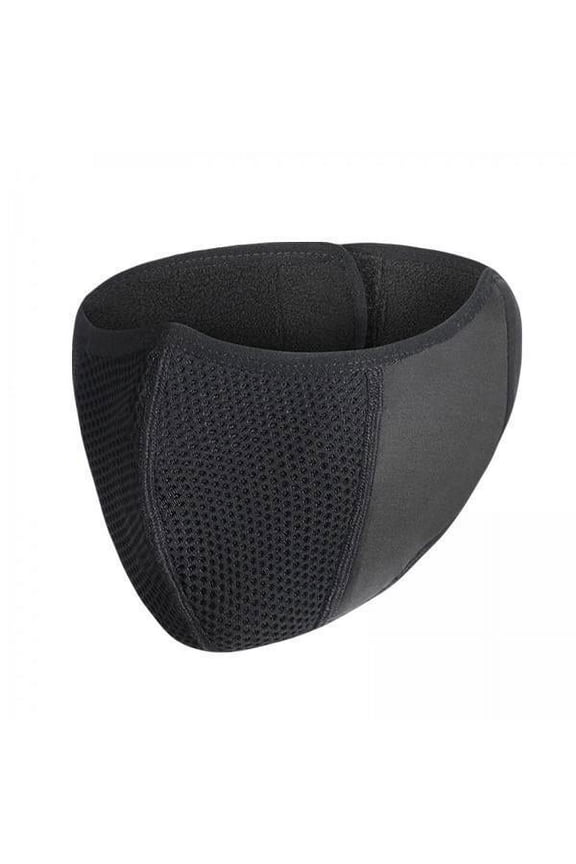 2X Half Face Cover with Earmuffs Hole Anti Dust Face Warmer Lightweight