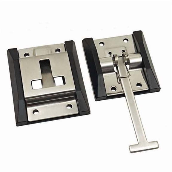 funtasica 2X T Shape Entry Door Latch Motorhome Hardware Travel Trailers RV Holder