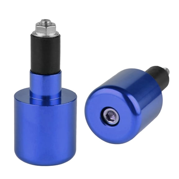 funtasica 2pcs Aluminum Motorcycle Handlebar Ends Plugs Caps Counterweights for GSXR600 750 2000-2014 GSX1300BK () 2008 , Blue, Total Height 2.6inch