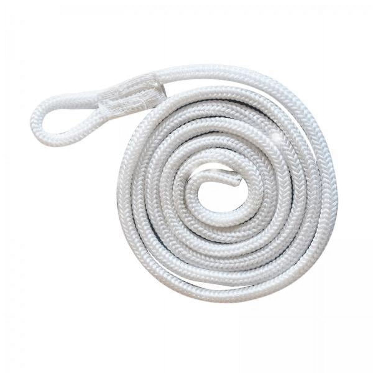 funtasica 2xBoat Line with Loop Boat s Bumper Lines Mooring Rope Boat Ropes White