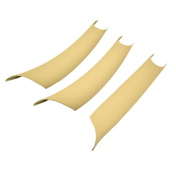 funtasica 3Pcs Car Door Handle Covers Protective Decorate Covers Handle Protector, Interior Door Pull Handles Covers for x5 E71 Yellow
