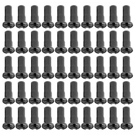 funtasica 3x 50x Bike Spoke Nipples, Spoke Decoration Spokes Protector Guards Brass Bicycles Spoke Caps for Mountain Bike Cycling Replacement Accessories